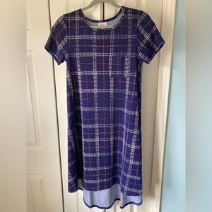 Lularoe Plaid Carly Dress